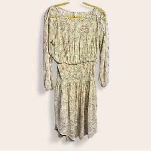 Free People Tiered floral cottagecore whimsical printed dress size Small